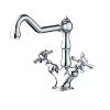 Vòi chậu lavabo nóng lạnh màu chrome Classic 60C4088
