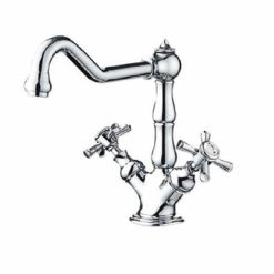 Vòi chậu lavabo nóng lạnh màu chrome Classic 60C4088