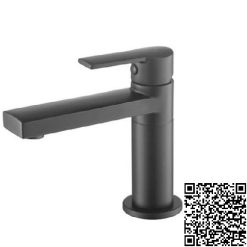 Vòi chậu lavabo nước lạnh màu đen COTTO CT1113A2N#BL(HM)