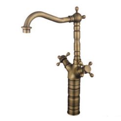 Vòi chậu lavabo mạ vàng Cleanmax 009