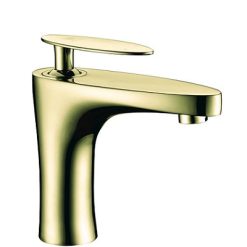 Vòi chậu lavabo mạ vàng Cleanmax 008