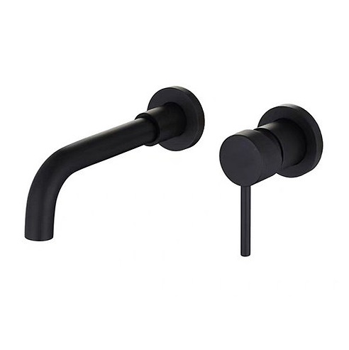 Vòi chậu lavabo âm tường màu đen Clara CF-89350