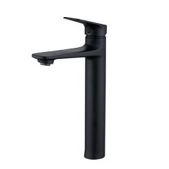 Vòi chậu lavabo nóng lạnh màu đen Clara CF-36352B