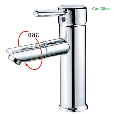 Vòi chậu lavabo Daelim xoay 360