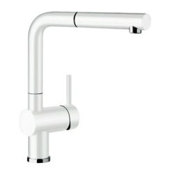 Vòi rửa bát dây rút Blanco Linus-S White