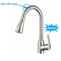 Vòi rửa bát nóng lạnh cảm ứng Classic KEU 1719