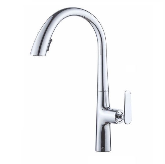 Vòi rửa bát nóng lạnh dây rút Classic KPX2208