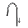 Vòi rửa bát nóng lạnh dây rút Konox Venice Gun Metal