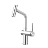 Vòi rửa bát nóng lạnh dây rút Konox Volta Chrome