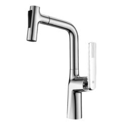 Vòi rửa bát nóng lạnh dây rút Grunder GR-606B