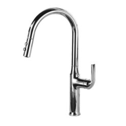 Vòi rửa bát nóng lạnh dây rút Grunder GR-VC648B