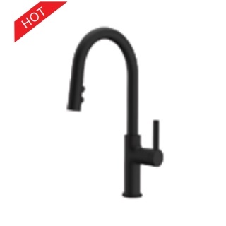 Vòi rửa bát dây rút màu đen Huge H-V6811P