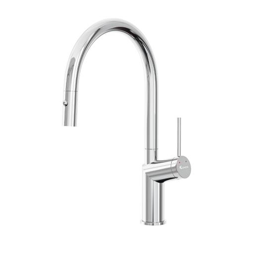 Vòi rửa bát nóng lạnh dây rút Konox Neva