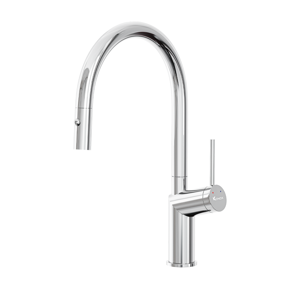 Vòi rửa bát nóng lạnh Konox Modo Grey