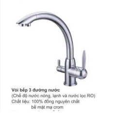 Vòi rửa bát tích hợp vòi RO TOPY A66