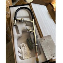 Vòi rửa bát nóng lạnh cần mềm bán công nghiệp Jeinis CF02021