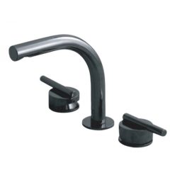 Vòi chậu lavabo nóng lạnh màu đen COTTO 3 lỗ CPF202A#BN2