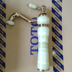 Vòi chậu rửa mặt 30cm mạ vàng CLM