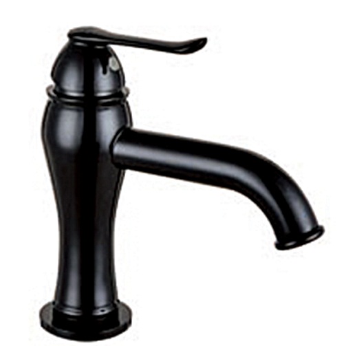 Vòi chậu lavabo mạ màu đen MK-180