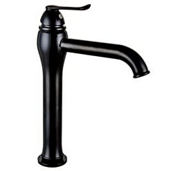 Vòi chậu lavabo mạ màu đen MK-300B