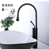 Vòi chậu lavabo mạ màu đen MK-480B