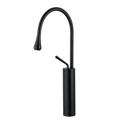Vòi chậu rửa bát mạ màu đen MK-480B