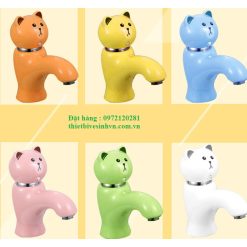 Vòi chậu lavabo trẻ em con gấu ngộ nghĩnh MKV-0972