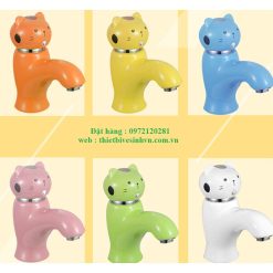 Vòi chậu lavabo trẻ em con mèo ngộ nghĩnh MKV-0971