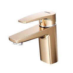 Vòi chậu lavabo nóng lạnh màu vàng đồng Caesar B390CGU