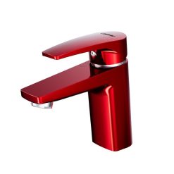 Vòi chậu lavabo nóng lạnh màu đỏ Caesar B390CRU