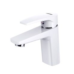 Vòi chậu lavabo nóng lạnh màu trắng Caesar B390CWU