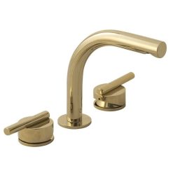 Vòi chậu lavabo nóng lạnh màu vàng COTTO 3 lỗ CPF202A#GR2