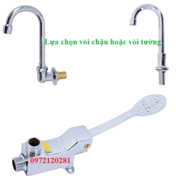 Vòi đạp chân lạnh chậu rửa MK-0121D