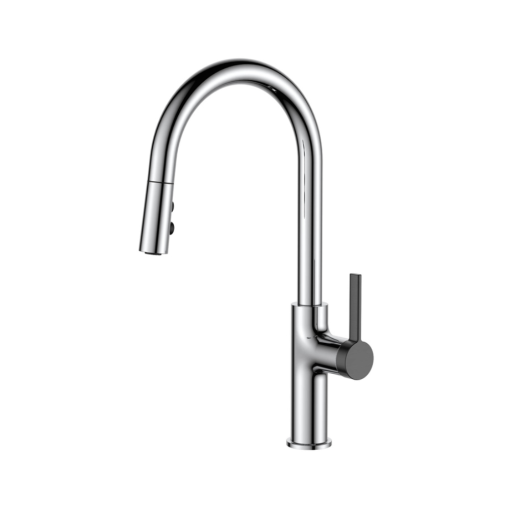 Vòi rửa bát dây rút nóng lạnh PLUTO KLUGER KLF0005C
