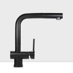Vòi rửa bát dây rút màu đen Munchen MBF81825B