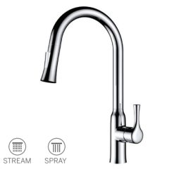 Vòi rửa bát nóng lạnh dây rút Paul Schmitt PA302K