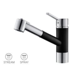 Vòi rửa bát nóng lạnh dây rút Paul Schmitt PA310KCB