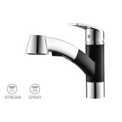 Vòi rửa bát nóng lạnh dây rút Paul Schmitt PA311KCB