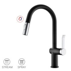 Vòi rửa bát nóng lạnh dây rút Paul Schmitt PA312KCB