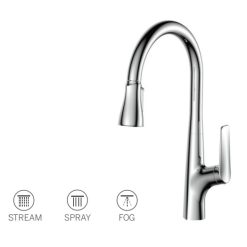 Vòi rửa bát nóng lạnh dây rút Paul Schmitt PA318K