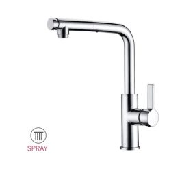 Vòi rửa bát nóng lạnh dây rút Paul Schmitt PA325K