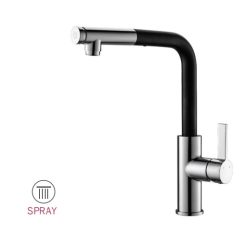 Vòi rửa bát nóng lạnh dây rút Paul Schmitt PA325K