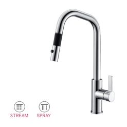 Vòi rửa bát nóng lạnh dây rút Paul Schmitt PA326KCB