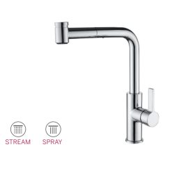 Vòi rửa bát nóng lạnh dây rút Paul Schmitt PA327K