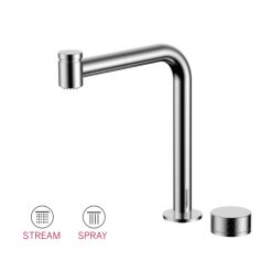 Vòi rửa bát nóng lạnh dây rút Paul Schmitt PA329K