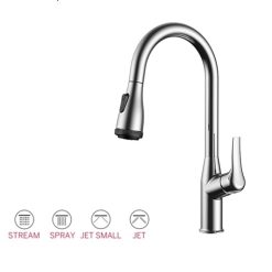 Vòi rửa bát nóng lạnh dây rút Paul Schmitt PA332K