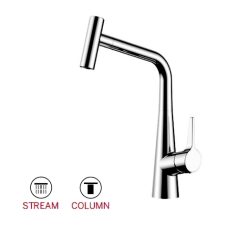 Vòi rửa bát nóng lạnh dây rút Paul Schmitt PA333K