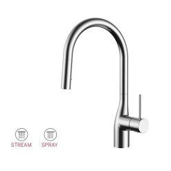 Vòi rửa bát nóng lạnh dây rút Paul Schmitt PA335K