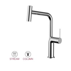 Vòi rửa bát nóng lạnh dây rút Paul Schmitt PA337K