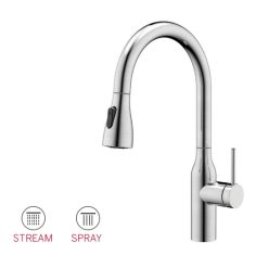 Vòi rửa bát nóng lạnh dây rút Paul Schmitt PA320KS